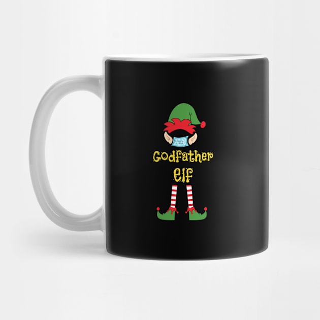 2020 Masked Christmas Elf Family Group Matching Shirts -  Godfather by Funkrafstik